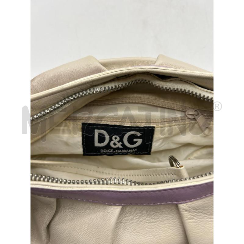 BORSA DONNA AVORIO D&G PROFILO LILLA | Mercatino dell'Usato Ravenna 4
