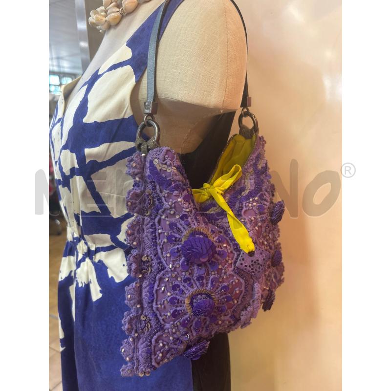 BORSETTA DONNA VIOLA JAMIN PUECH PAIETTES | Mercatino dell'Usato Ravenna 5