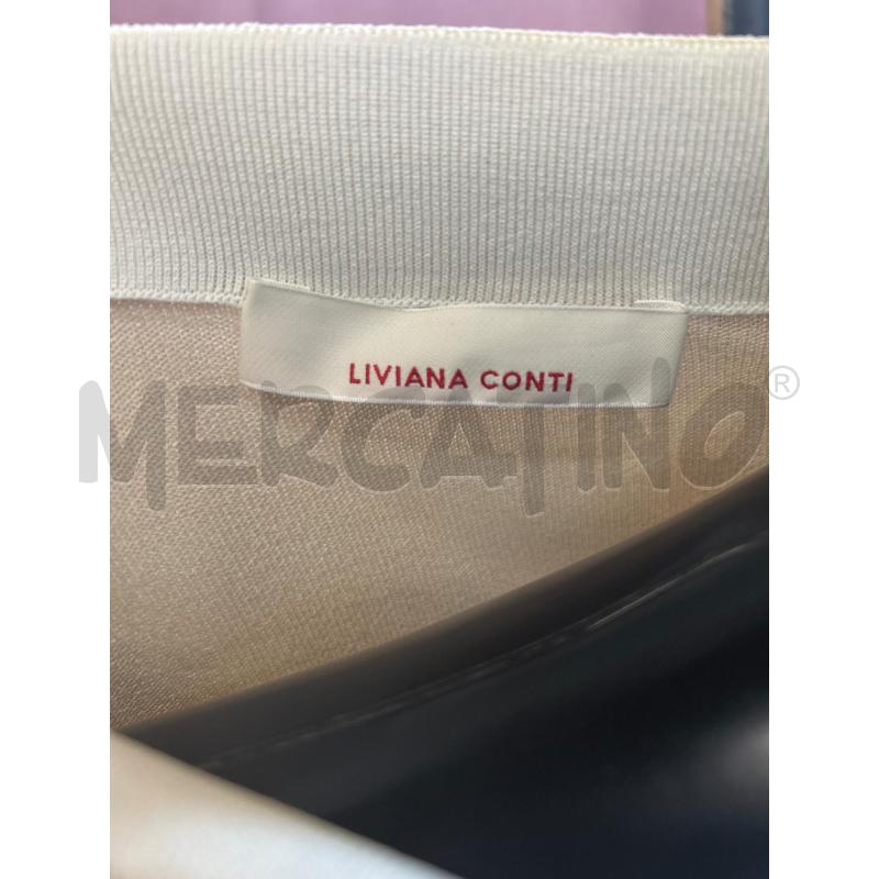 COMPLETO DONNA BEIGE L.CONTI PANTALONE E MAGLIA | Mercatino dell'Usato Ravenna 5