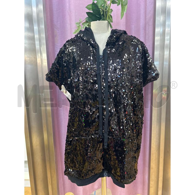FELPA DONNA NERA FAITH CONNEXION PAIETTES  | Mercatino dell'Usato Ravenna 1