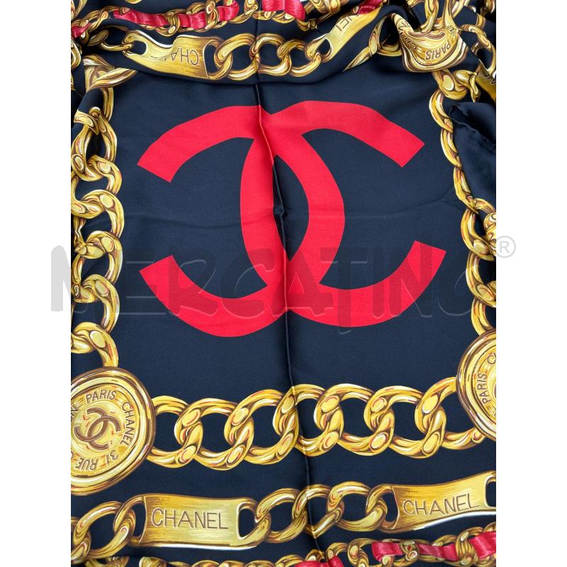 FOULARD NERO CHANEL | Mercatino dell'Usato Ravenna 1