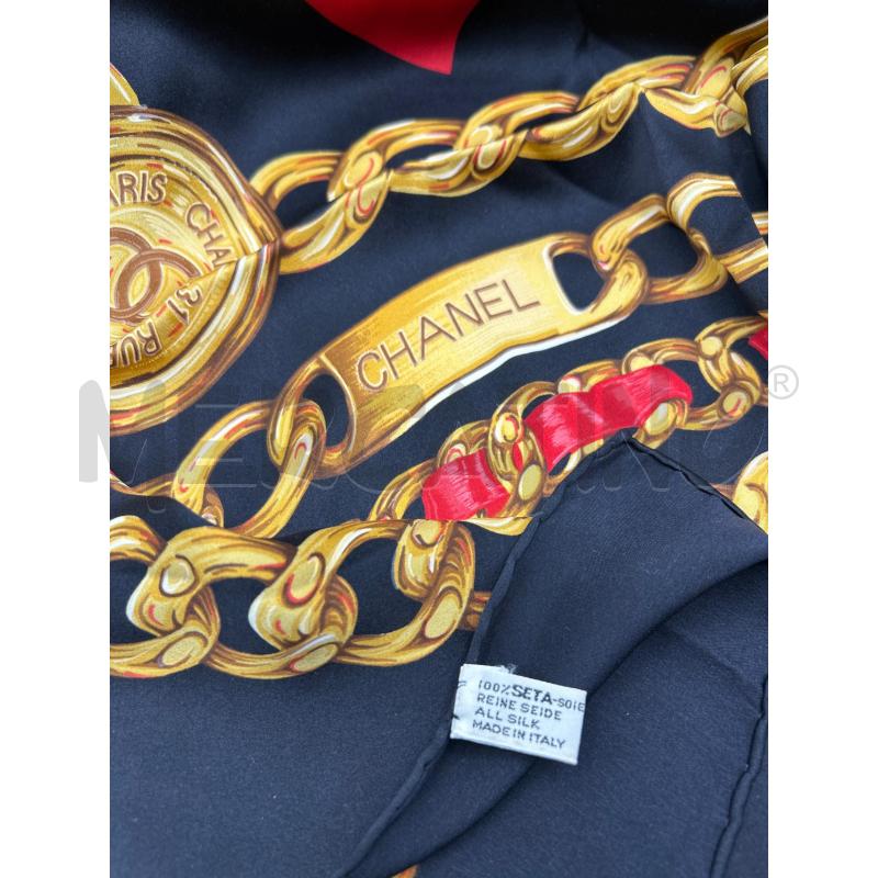 FOULARD NERO CHANEL | Mercatino dell'Usato Ravenna 2