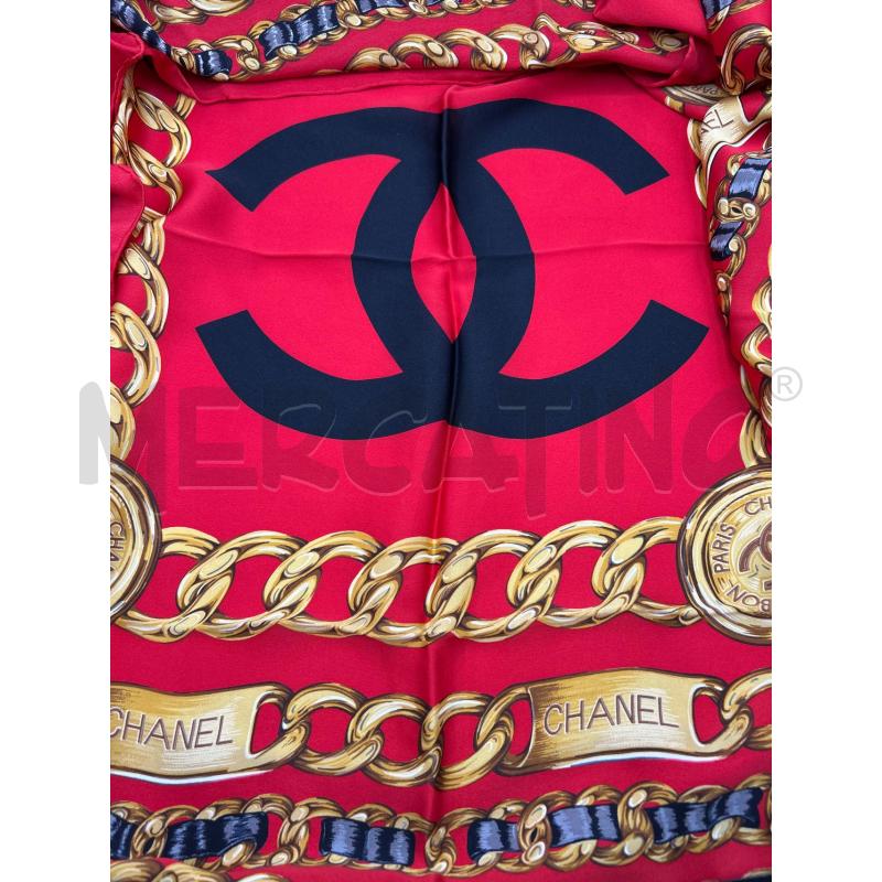 FOULARD ROSSO CHANEL | Mercatino dell'Usato Ravenna 1