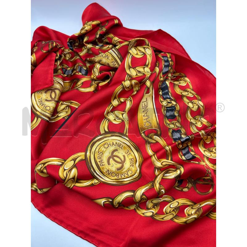 FOULARD ROSSO CHANEL | Mercatino dell'Usato Ravenna 3