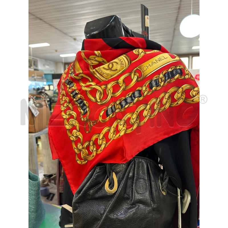 FOULARD ROSSO CHANEL | Mercatino dell'Usato Ravenna 5