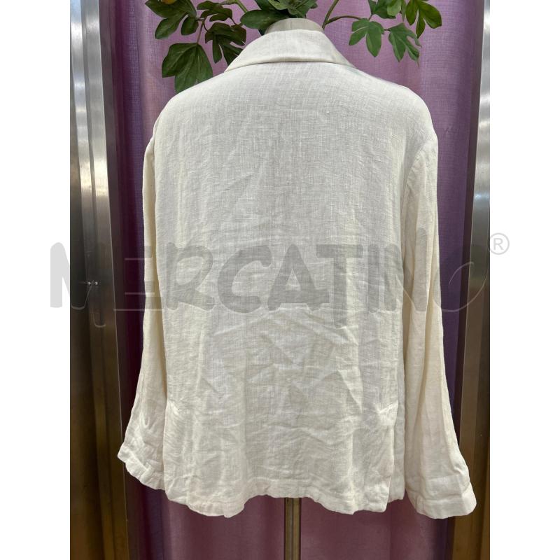GIACCA DONNA AVORIO KILTIE LINO | Mercatino dell'Usato Ravenna 3
