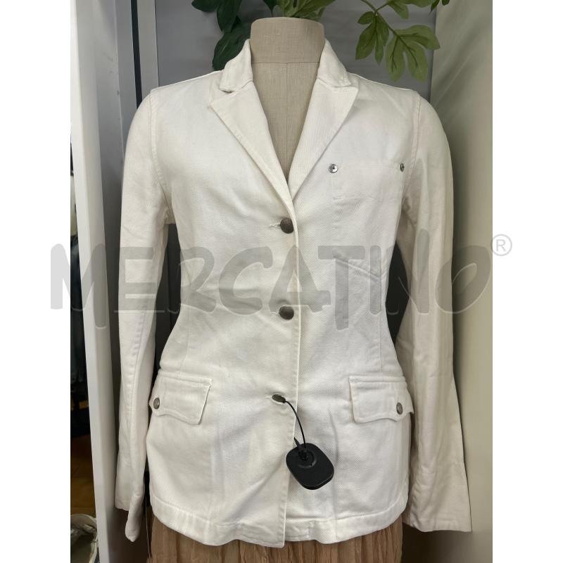 GIACCA DONNA BIANCA MIU MIU TESSUTO JEANS | Mercatino dell'Usato Ravenna 1