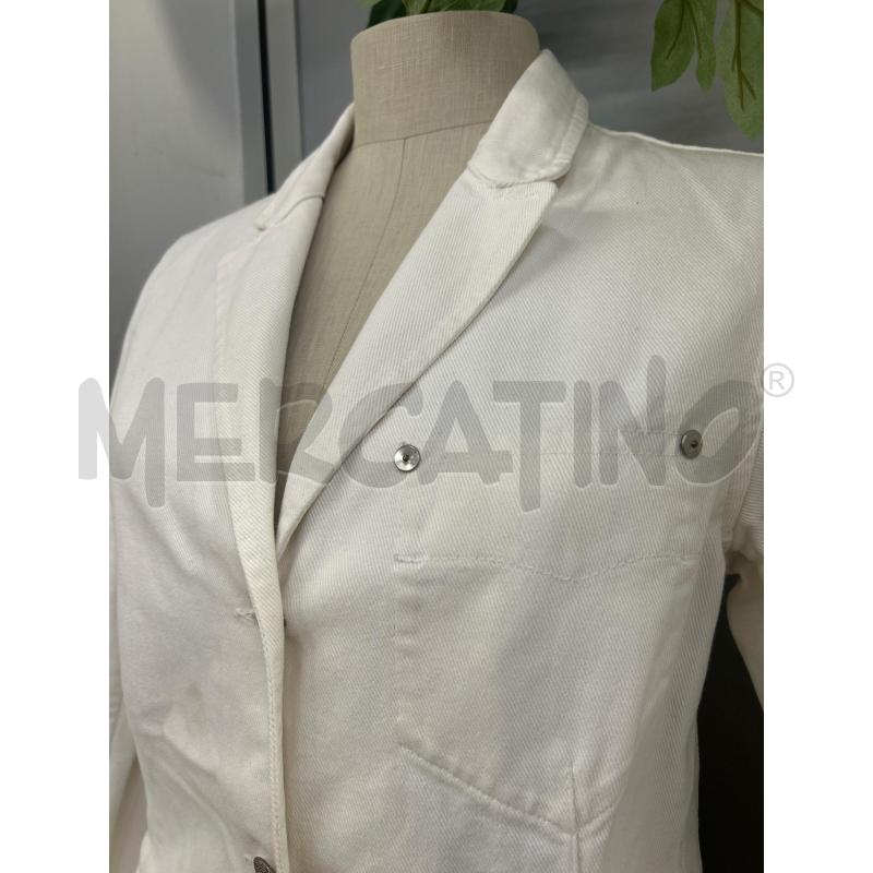 GIACCA DONNA BIANCA MIU MIU TESSUTO JEANS | Mercatino dell'Usato Ravenna 2