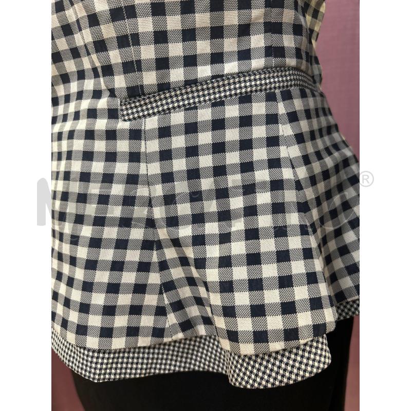 GIACCA DONNA BLU MOSCHINO CHEAPANDCHIC QUADRETTI | Mercatino dell'Usato Ravenna 3