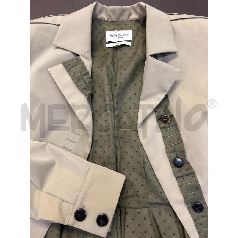 GIACCA DONNA VERDE YVES SAINT LAURENT RIVE GAUCHE | Mercatino dell'Usato Ravenna 5