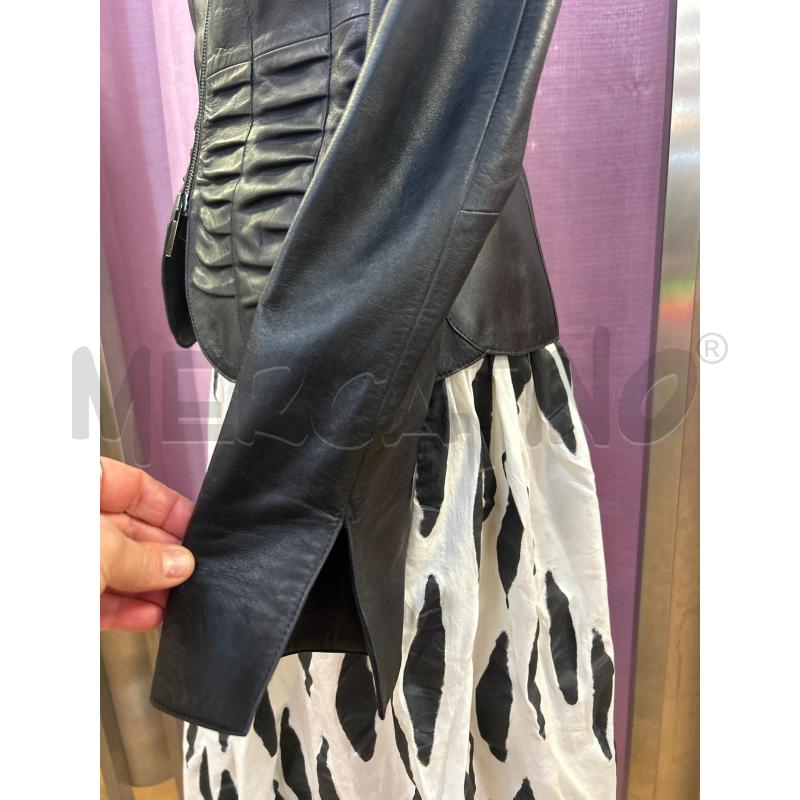 GIACCA PELLE DONNA NERA EMPORIO ARMANI | Mercatino dell'Usato Ravenna 5