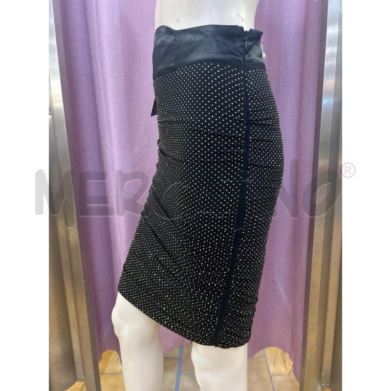 GONNA NERA PIERRE BALMAIN BORCHIE DORATE | Mercatino dell'Usato Ravenna 2