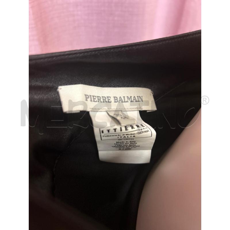 GONNA NERA PIERRE BALMAIN BORCHIE DORATE | Mercatino dell'Usato Ravenna 4