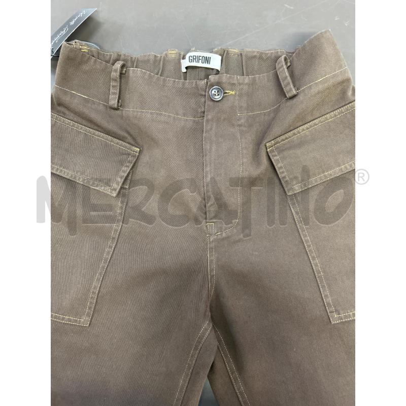 PANTALONE DONNA MARRONE GRIFONI | Mercatino dell'Usato Ravenna 5