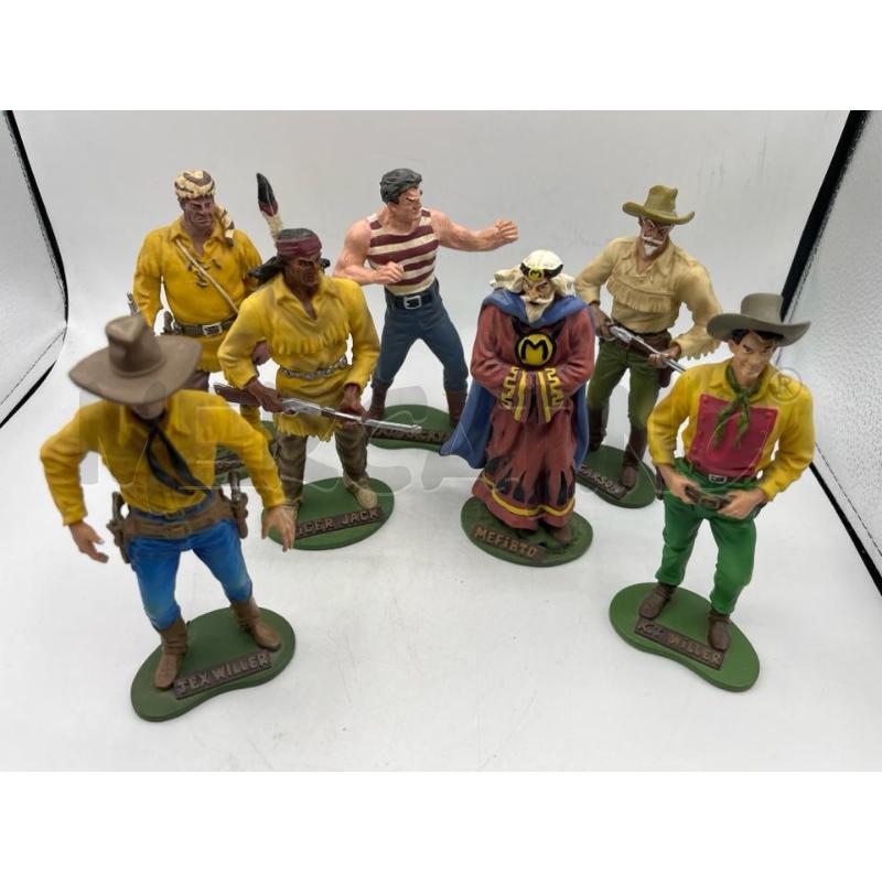 STATUINE TEX WILLER 7 PZ HACHETTE | Mercatino dell'Usato Ravenna 1