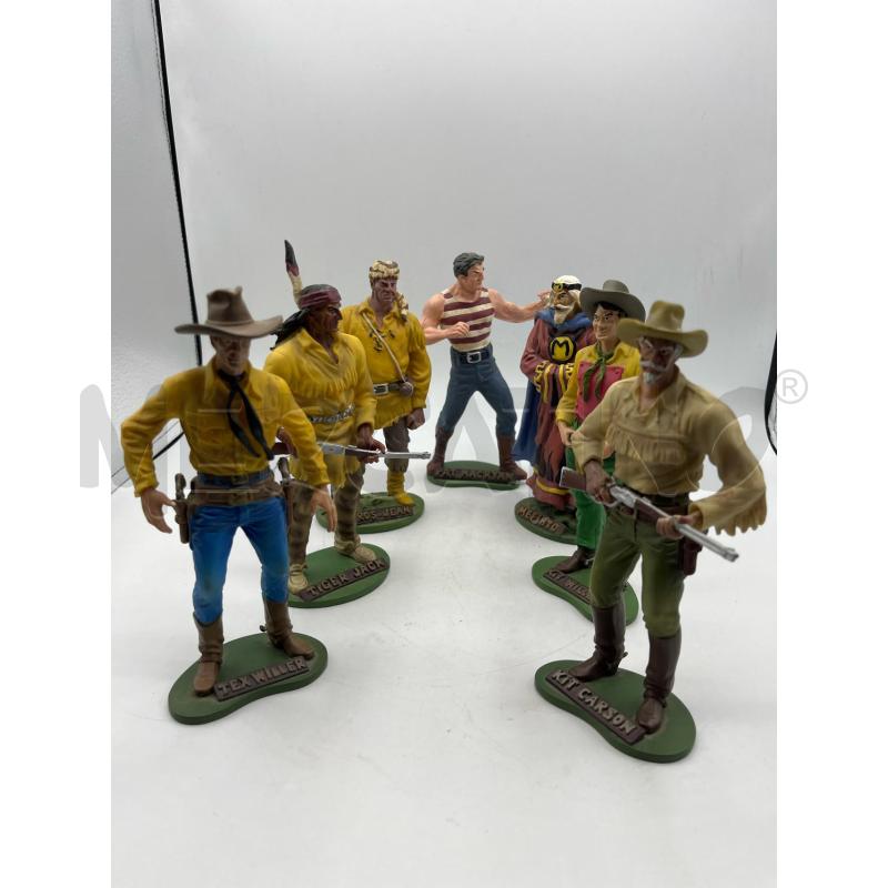 STATUINE TEX WILLER 7 PZ HACHETTE | Mercatino dell'Usato Ravenna 2