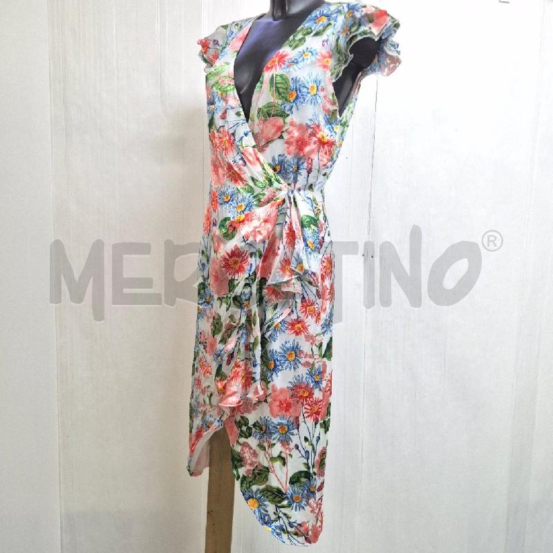ABITO DONNA ALICE+OLIVIA BIANCO FIORI ROSSI BLU ROSA | Mercatino dell'Usato Cervia 3