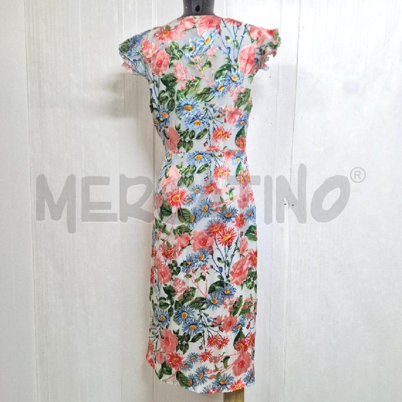 ABITO DONNA ALICE+OLIVIA BIANCO FIORI ROSSI BLU ROSA | Mercatino dell'Usato Cervia 4