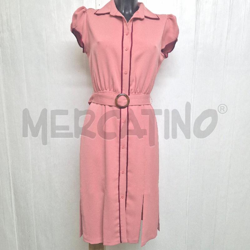 ABITO DONNA ALICE+OLIVIA ROSA CON CINTURA BORDINO BORDEAUX | Mercatino dell'Usato Cervia 1