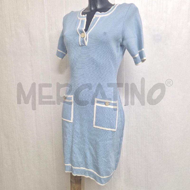 ABITO DONNA DANIELA DREI AZZURRO CON BOTTONE | Mercatino dell'Usato Cervia 3