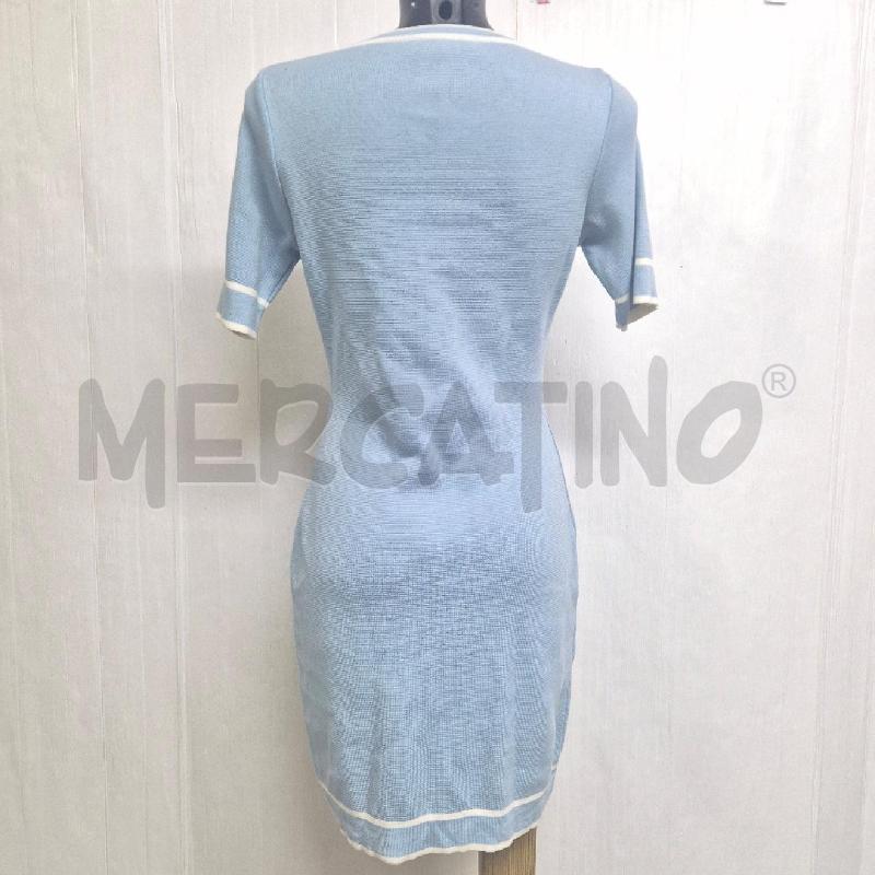 ABITO DONNA DANIELA DREI AZZURRO CON BOTTONE | Mercatino dell'Usato Cervia 4