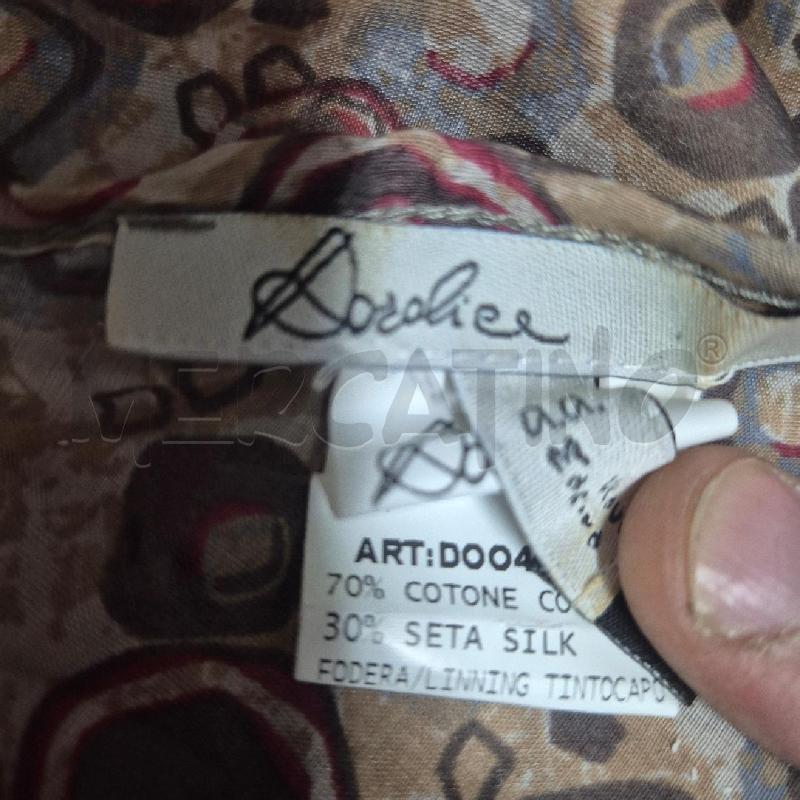 ABITO DONNA DORALICE BY MANILA GRACE MISTO SETA  | Mercatino dell'Usato Cervia 5