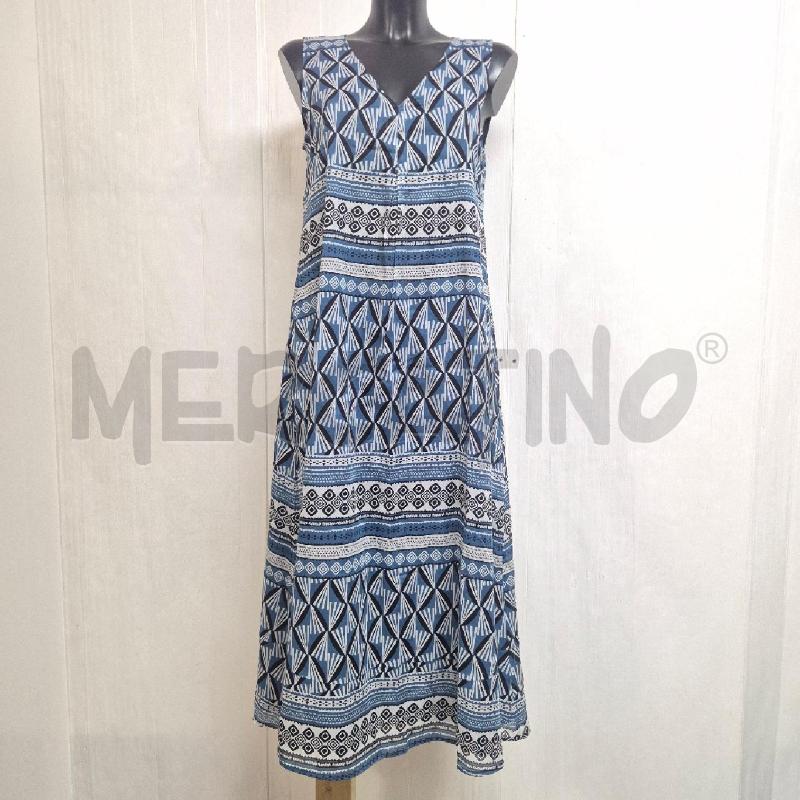 ABITO DONNA EMME FANTASIA BIANCA BLU NERO | Mercatino dell'Usato Cervia 1