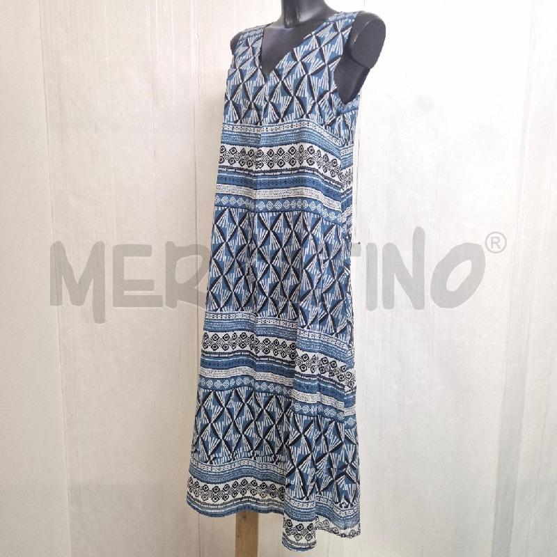 ABITO DONNA EMME FANTASIA BIANCA BLU NERO | Mercatino dell'Usato Cervia 3