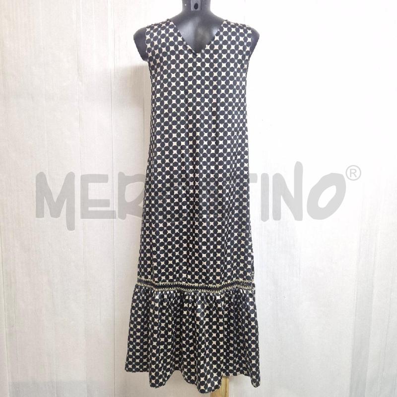 ABITO DONNA EMME NERO BEIGE FIORI | Mercatino dell'Usato Cervia 4