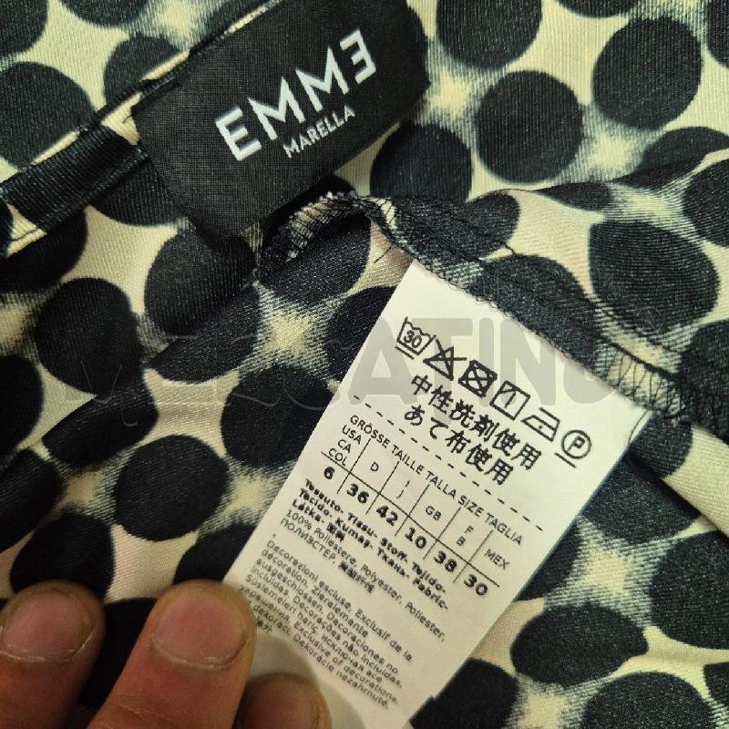 ABITO DONNA EMME NERO BEIGE FIORI | Mercatino dell'Usato Cervia 5