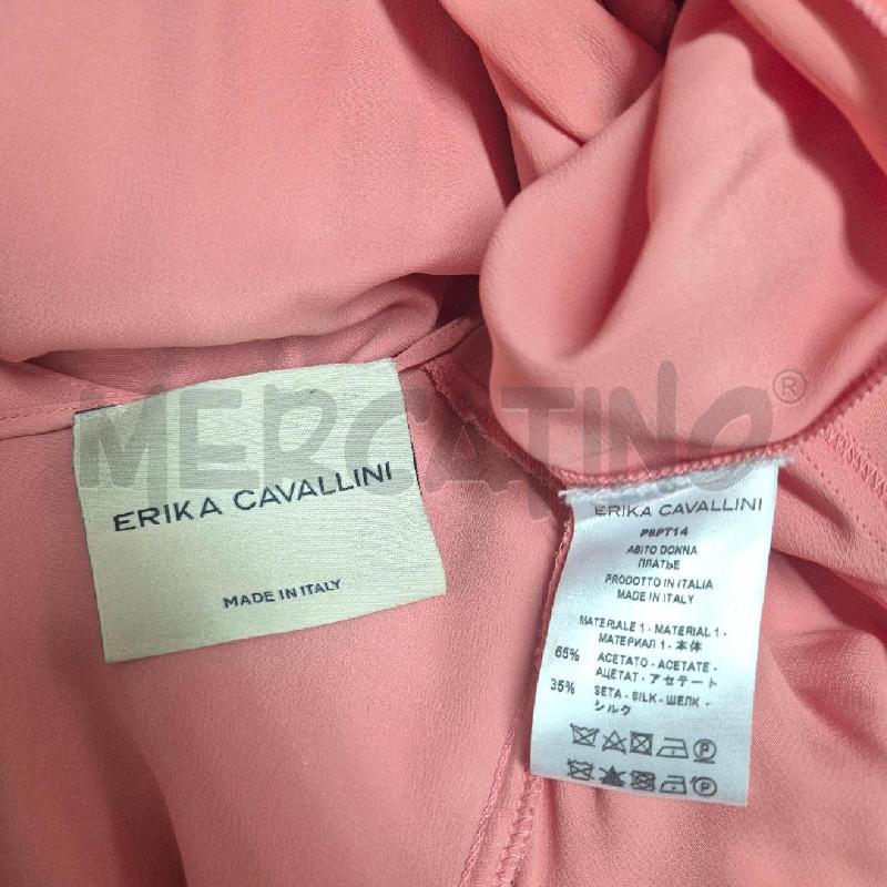 ABITO DONNA ERIKA CAVALLINI ROSA MISTO SETA | Mercatino dell'Usato Cervia 5