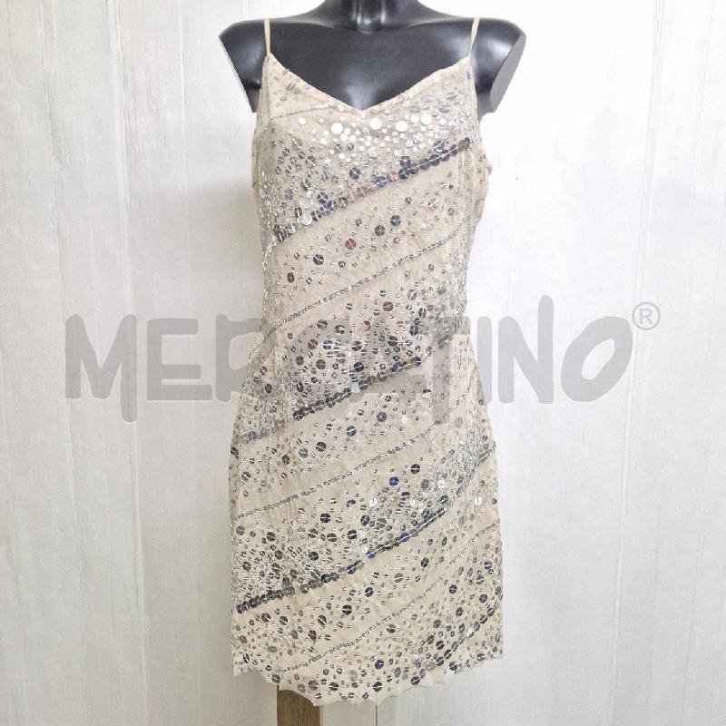 ABITO DONNA FAIRLY BURRO PAILLETTES ARGENTATE  | Mercatino dell'Usato Cervia 1