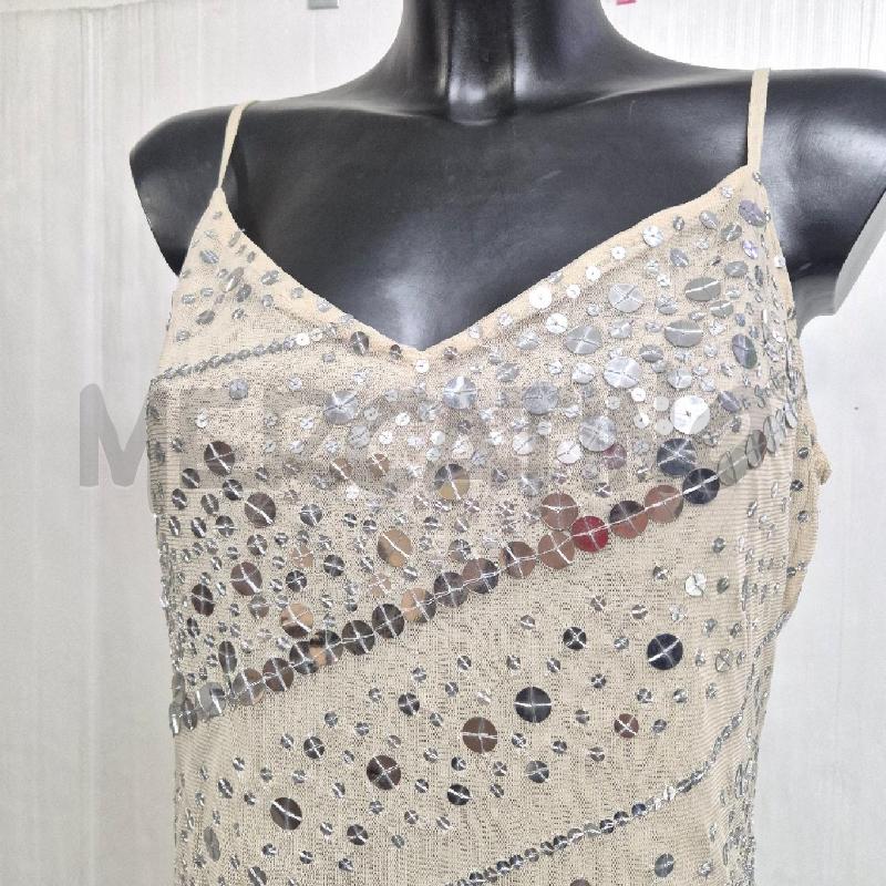 ABITO DONNA FAIRLY BURRO PAILLETTES ARGENTATE  | Mercatino dell'Usato Cervia 2