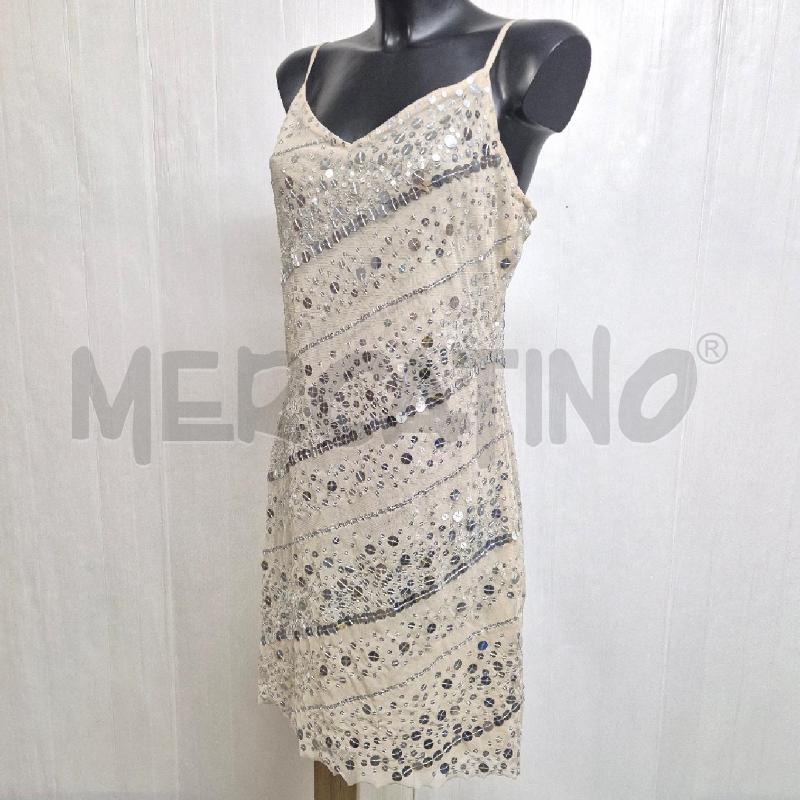 ABITO DONNA FAIRLY BURRO PAILLETTES ARGENTATE  | Mercatino dell'Usato Cervia 3