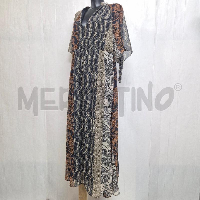 ABITO DONNA FIORELLA RUBINO BEIGE NERO ARANCIONE | Mercatino dell'Usato Cervia 3