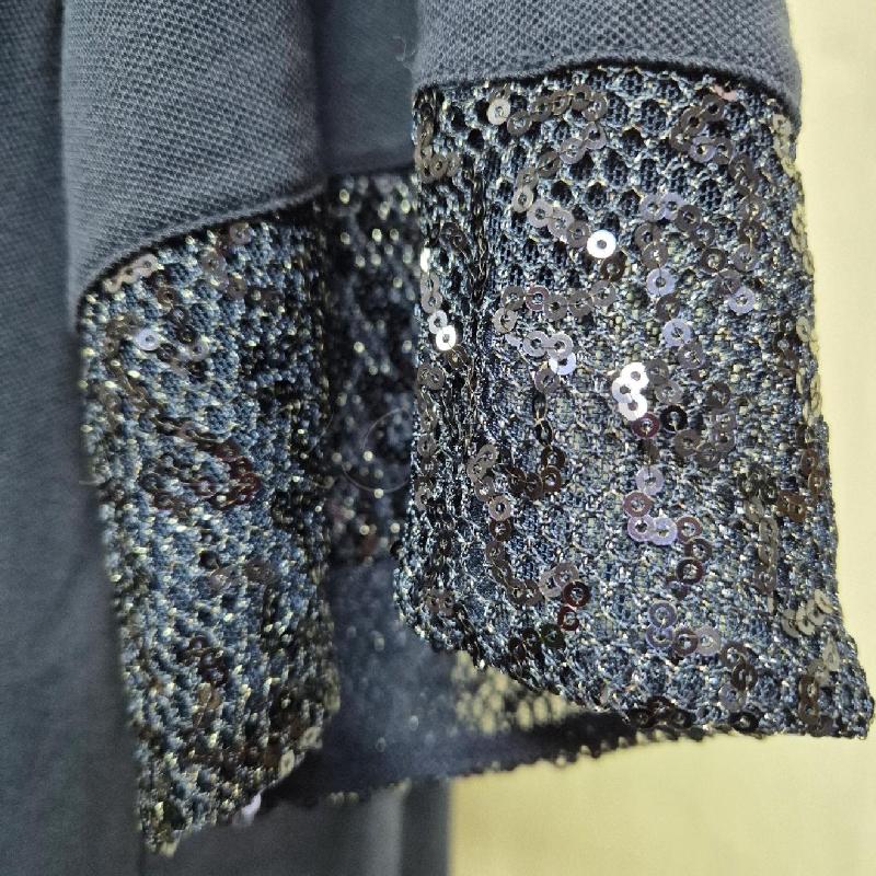 ABITO DONNA FIORELLA RUBINO BLU CAPPUCCIO E MANICHE PAILLETTES | Mercatino dell'Usato Cervia 3