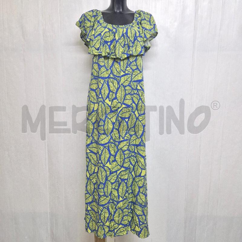 ABITO DONNA FIORELLA RUBINO BLU GIALLO FOGLIE | Mercatino dell'Usato Cervia 1