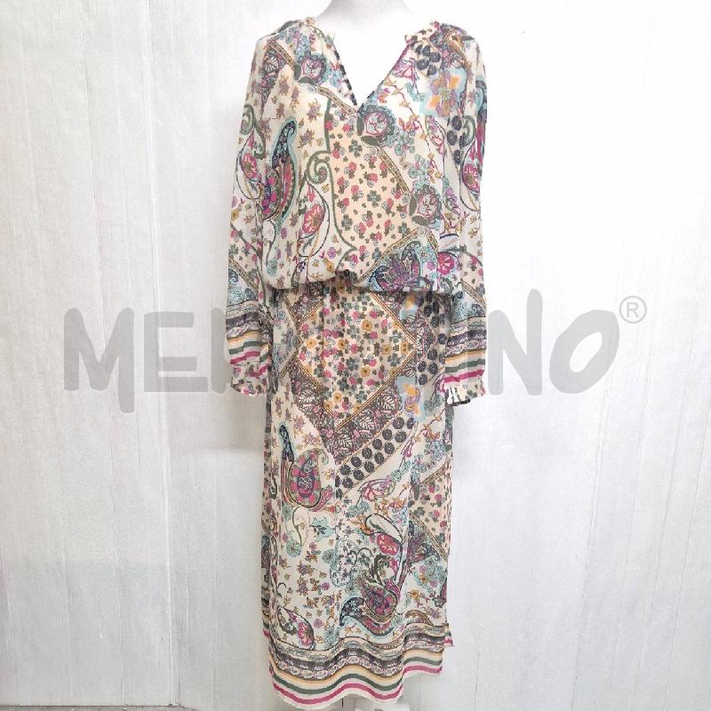 ABITO DONNA FIORELLA RUBINO PANNA FIORI TAGLIA CURVY 41 | Mercatino dell'Usato Cervia 1