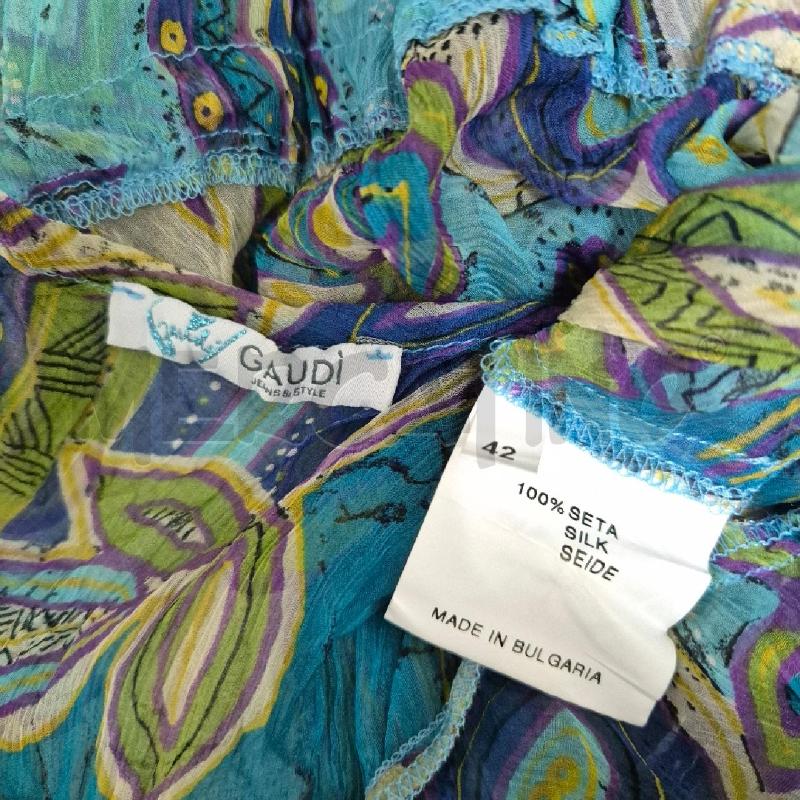 ABITO DONNA GUARDI BLU AZZURRO SETA | Mercatino dell'Usato Cervia 5