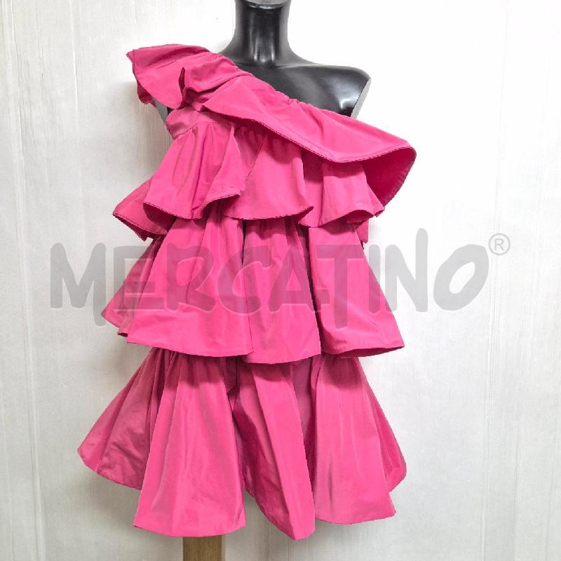 ABITO DONNA KONTATTO ROSA MONOSPALLA ROUCHES | Mercatino dell'Usato Cervia 1