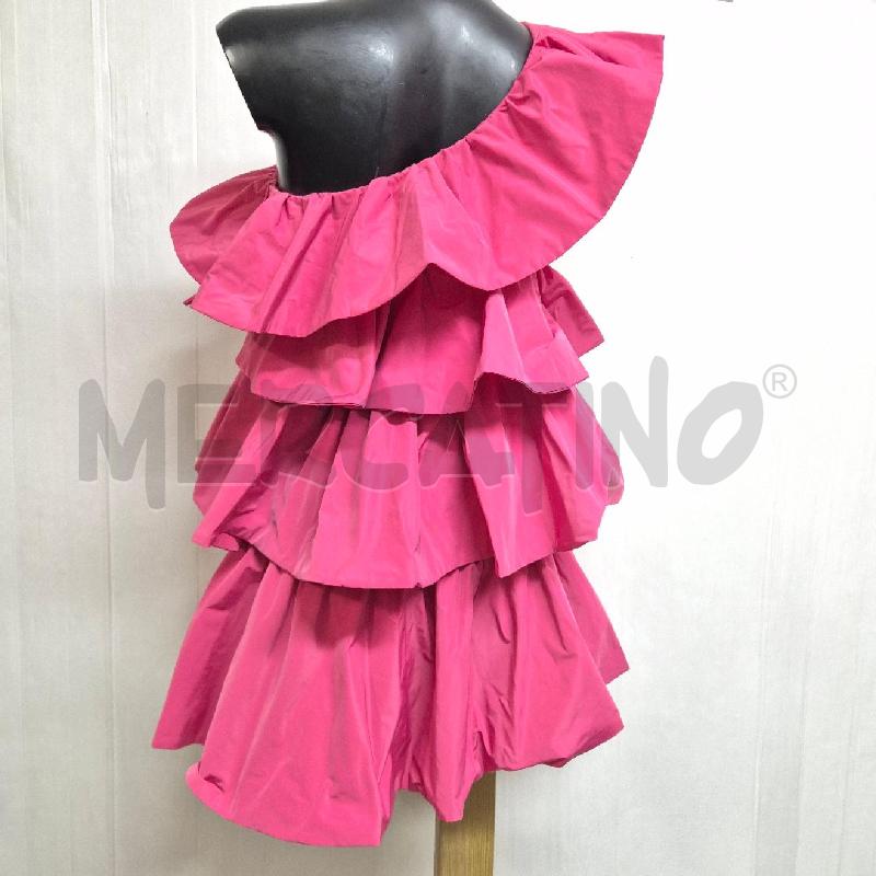 ABITO DONNA KONTATTO ROSA MONOSPALLA ROUCHES | Mercatino dell'Usato Cervia 4