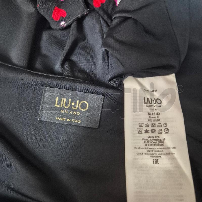 ABITO DONNA LIUJO NERO CON CUORI ROSSI  | Mercatino dell'Usato Cervia 5
