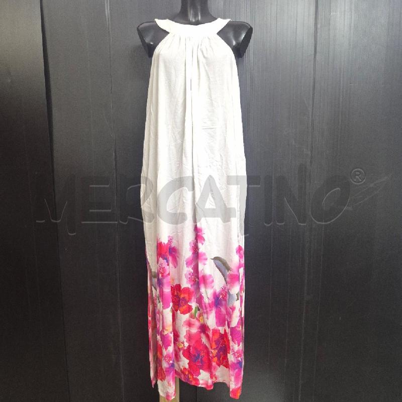 ABITO DONNA LIU JO BIANCO FIORI FUCSIA | Mercatino dell'Usato Cervia 1
