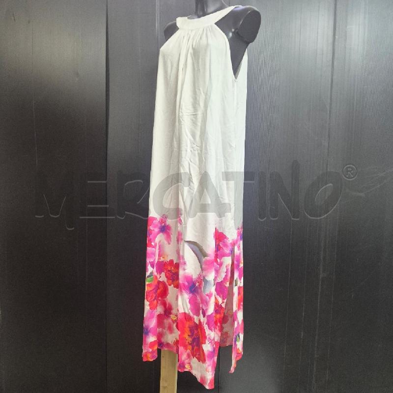 ABITO DONNA LIU JO BIANCO FIORI FUCSIA | Mercatino dell'Usato Cervia 3