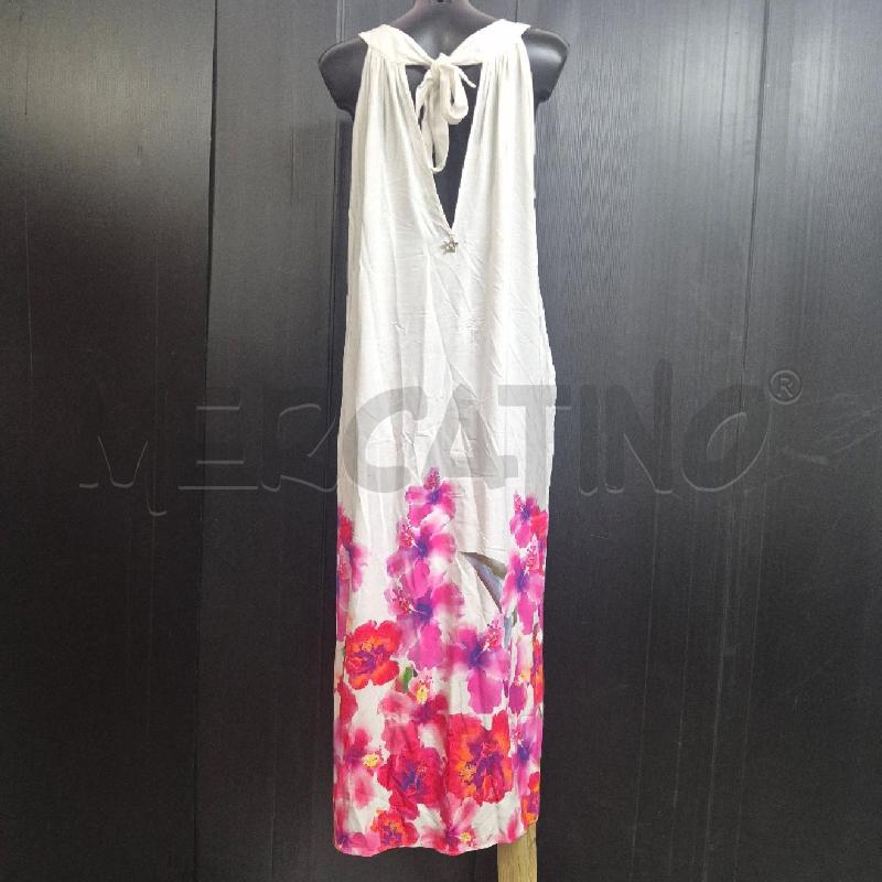 ABITO DONNA LIU JO BIANCO FIORI FUCSIA | Mercatino dell'Usato Cervia 4