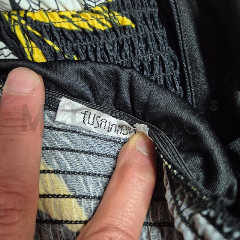 ABITO DONNA LUISA LANDRI NERO FIORI GIALLI BIANCHI | Mercatino dell'Usato Cervia 5