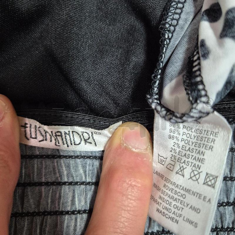 ABITO DONNA LUISA LANDRI NERO MACULATO CON FIORI | Mercatino dell'Usato Cervia 5
