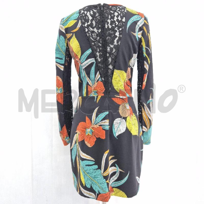 ABITO DONNA MARCIANO GUESS NERO FIORI PIZZO | Mercatino dell'Usato Cervia 3