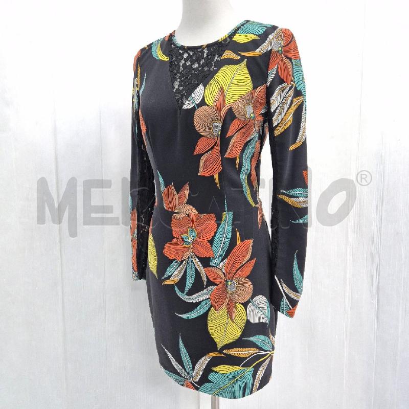 ABITO DONNA MARCIANO GUESS NERO FIORI PIZZO | Mercatino dell'Usato Cervia 4