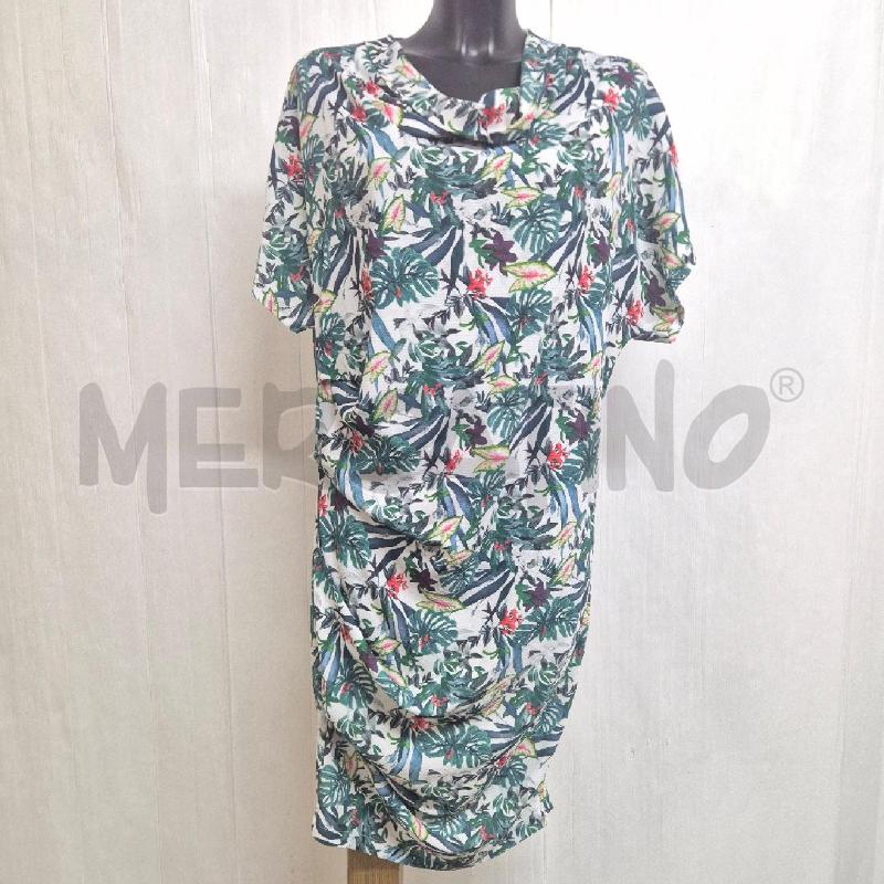 ABITO DONNA MASSIMO REBECCHI BIANCO FOGLIE  | Mercatino dell'Usato Cervia 1